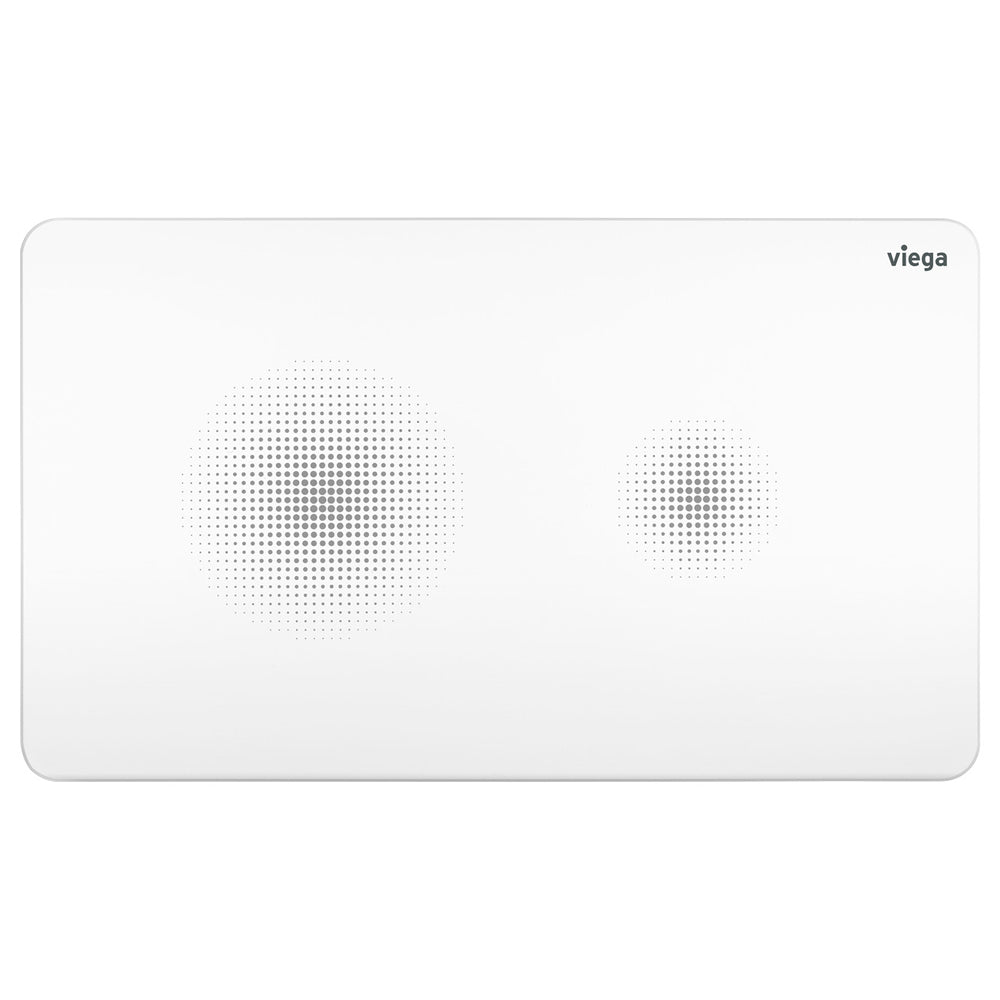Viega Visign Style25 Touchless Electronic Flush Plate, Gloss White