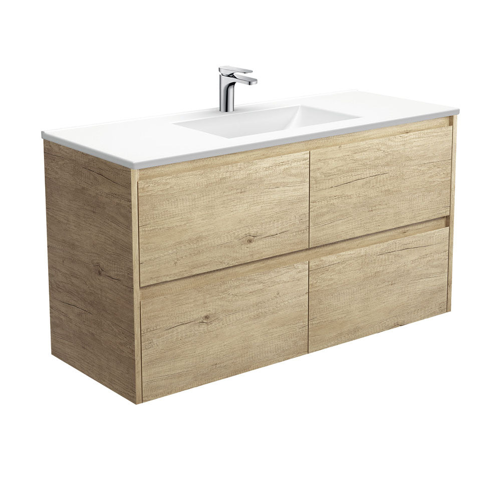 Vanessa Amato 1200 Scandi Oak Wall-Hung Vanity