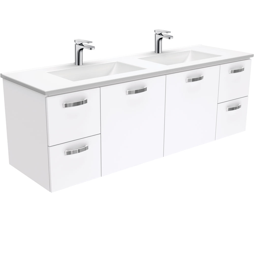 Vanessa Unicab 1500 Double Bowl Wall-Hung Vanity