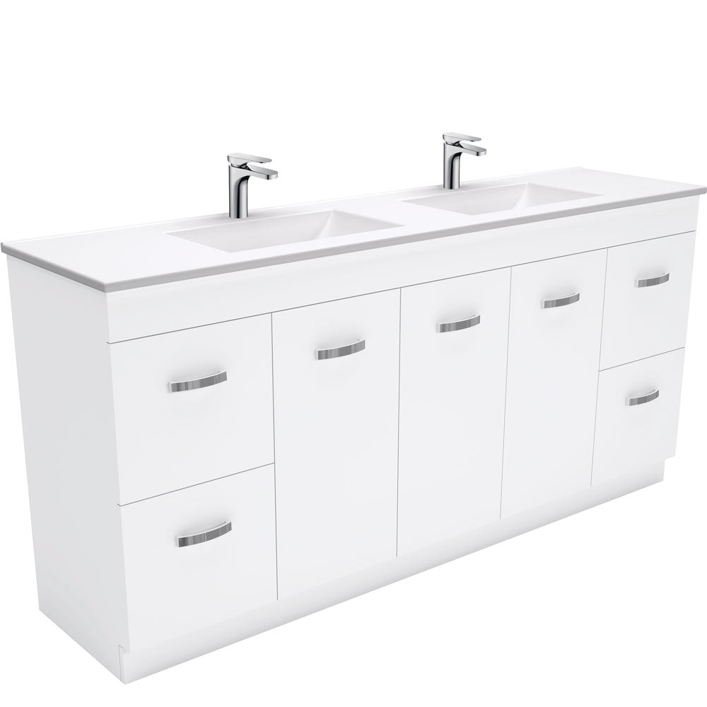 Vanessa Unicab 1800 Double Bowl Vanity On Kickboard
