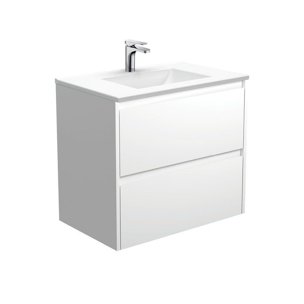 Vanessa Amato 750 Satin White Wall-Hung Vanity