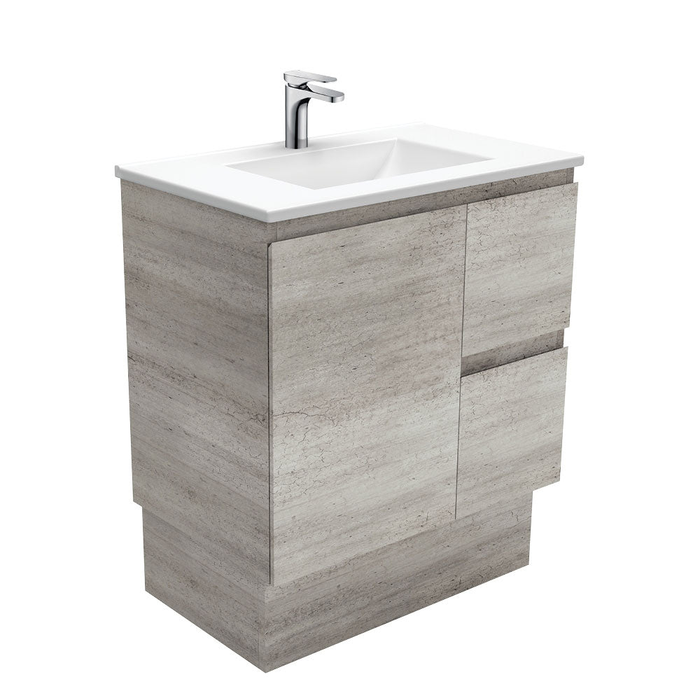 Vanessa Edge Industrial 750 Vanity On Kickboard