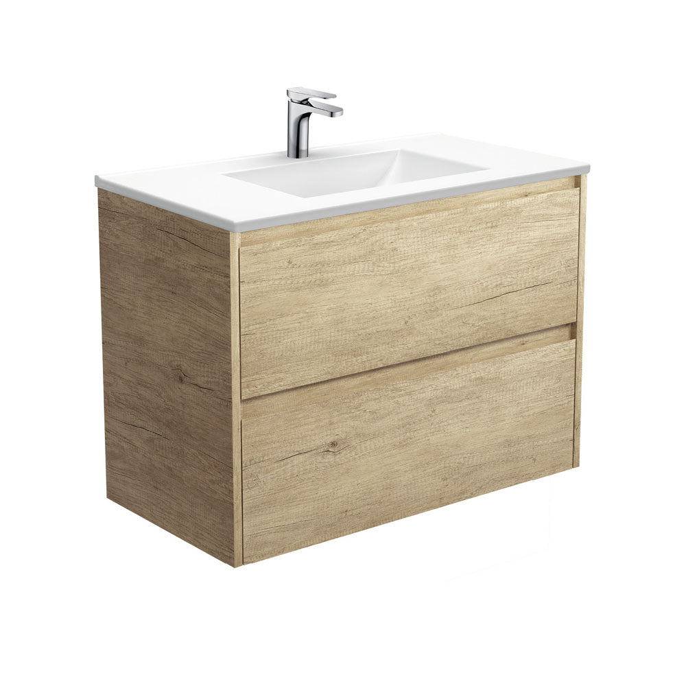 Vanessa Amato 900 Scandi Oak Wall-Hung Vanity