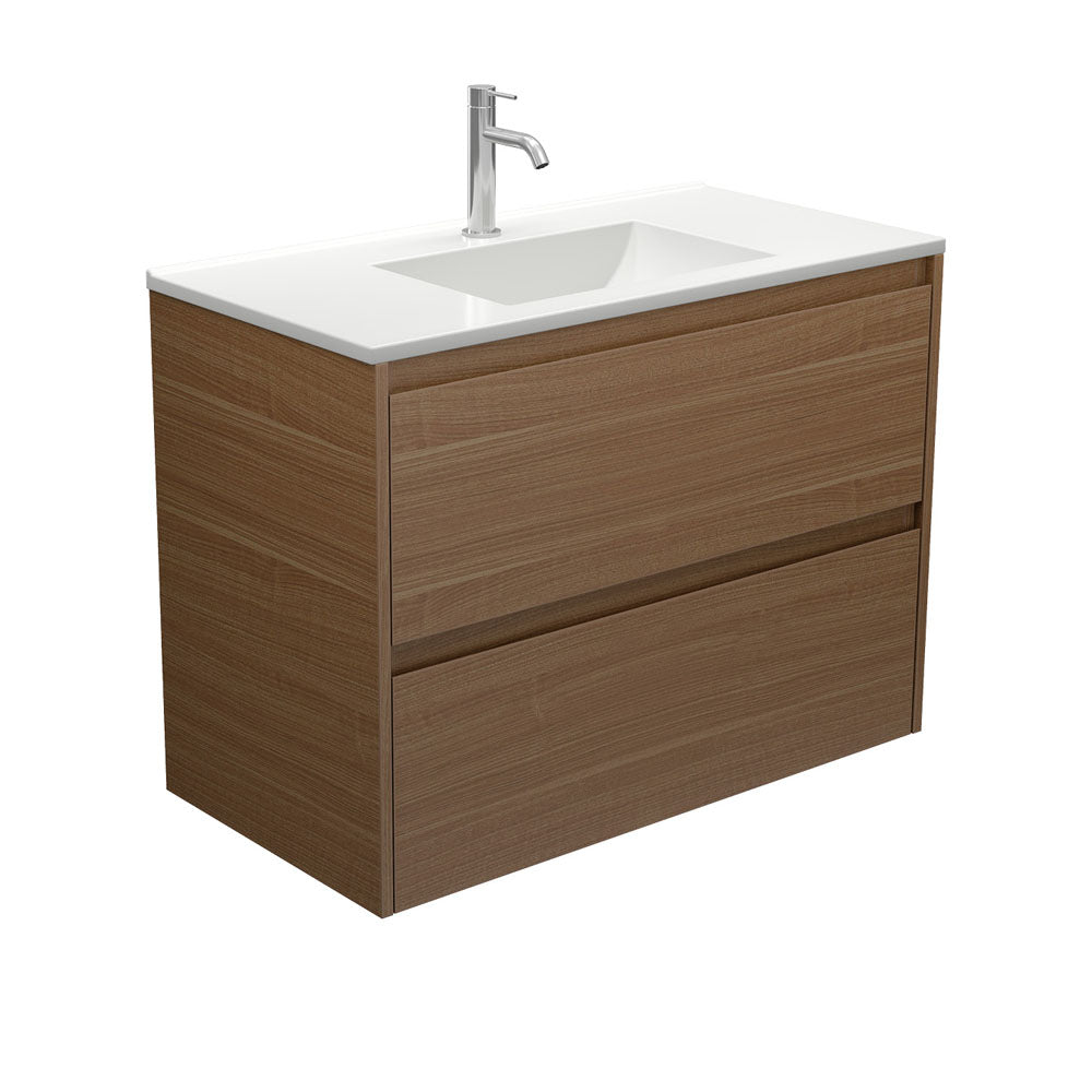 Vanessa Amato 900 Walnut Wall-Hung Vanity