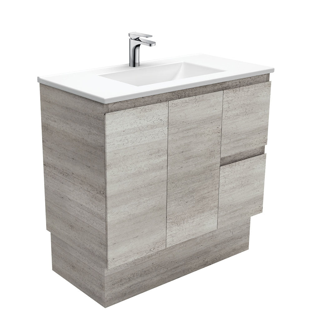 Vanessa Edge Industrial 900 Vanity On Kickboard