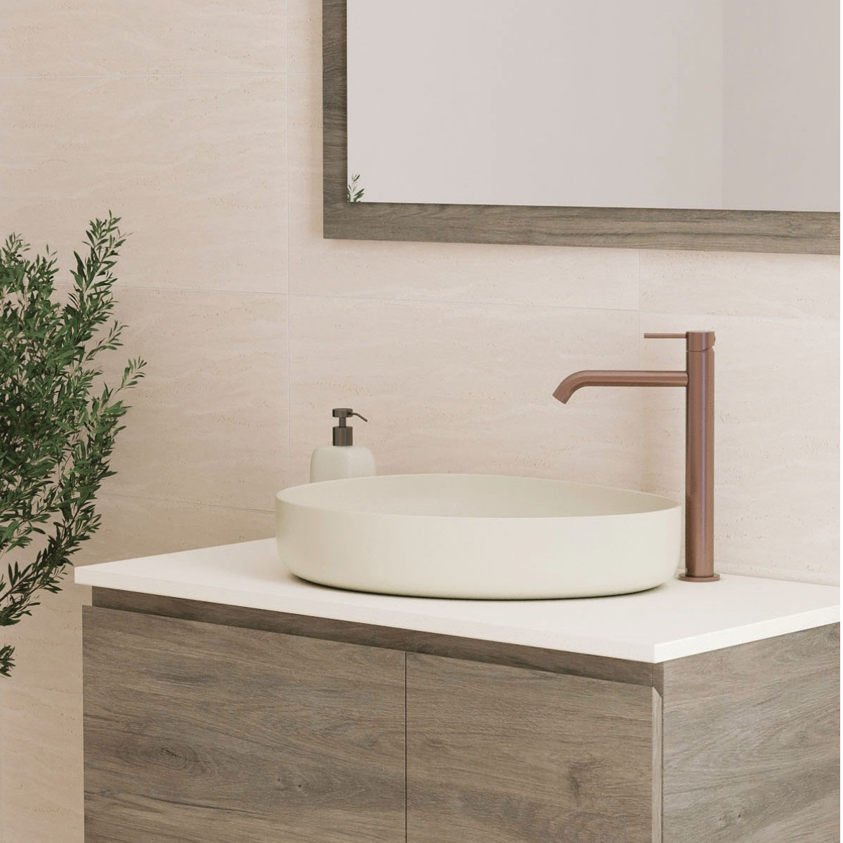 Fienza Solid Surface Vanity Top