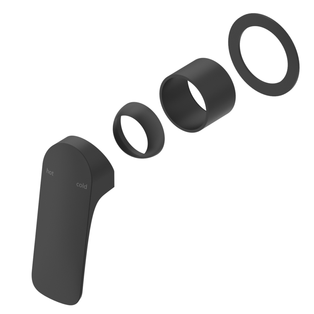 Kaza Shower Mixer - Round Plate - TRIM KIT ONLY