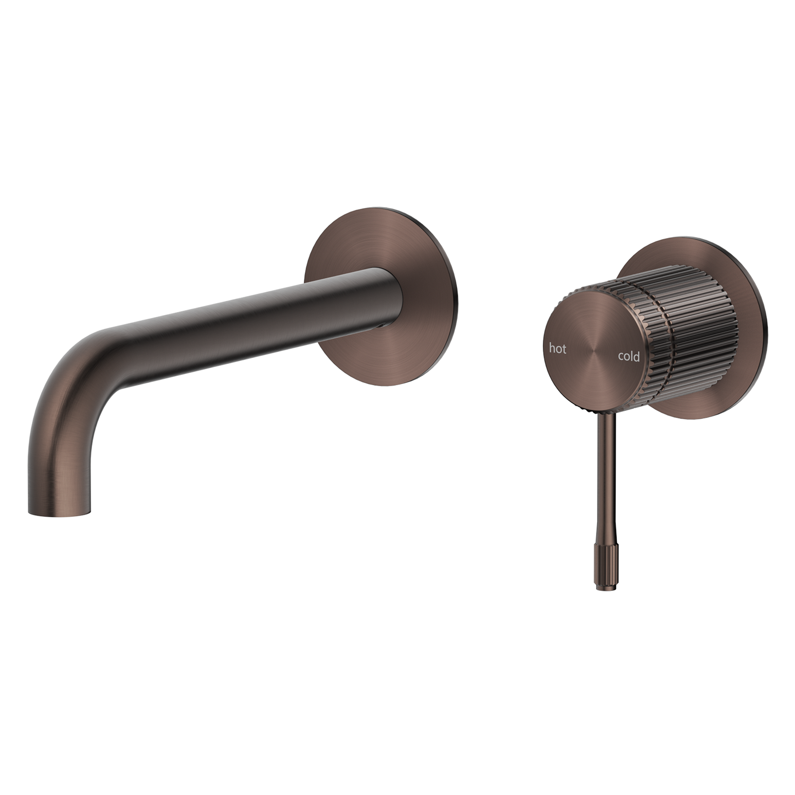 Mica Fluted Wall-Spout Combo
