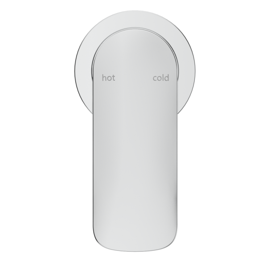 Kaza Shower Mixer - Round Plate - TRIM KIT ONLY