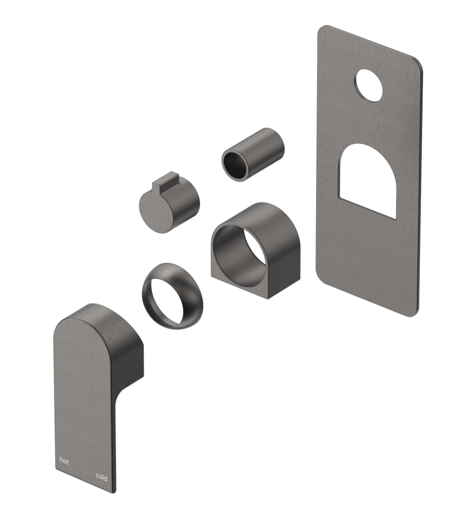 Beki Shower Mixer - Square Plate - TRIM KIT ONLY