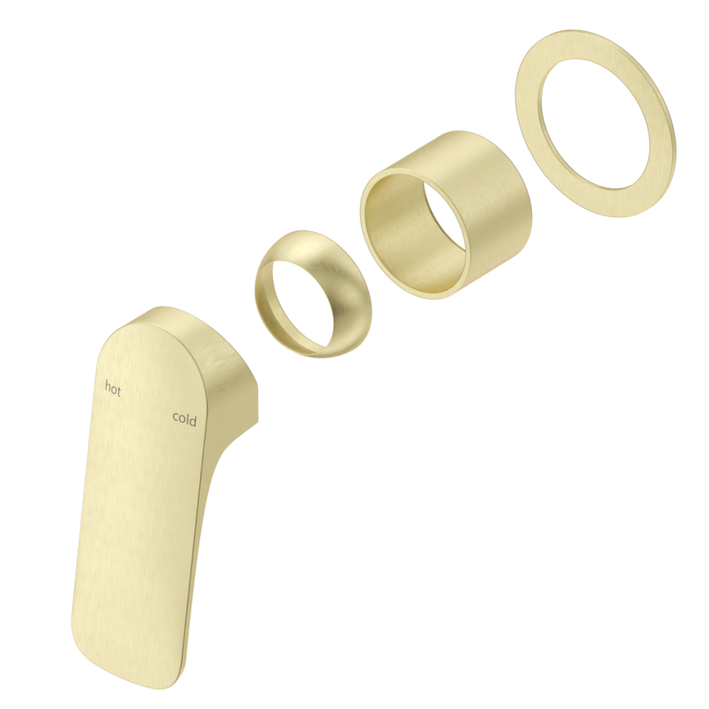 Kaza Shower Mixer - Round Plate - TRIM KIT ONLY