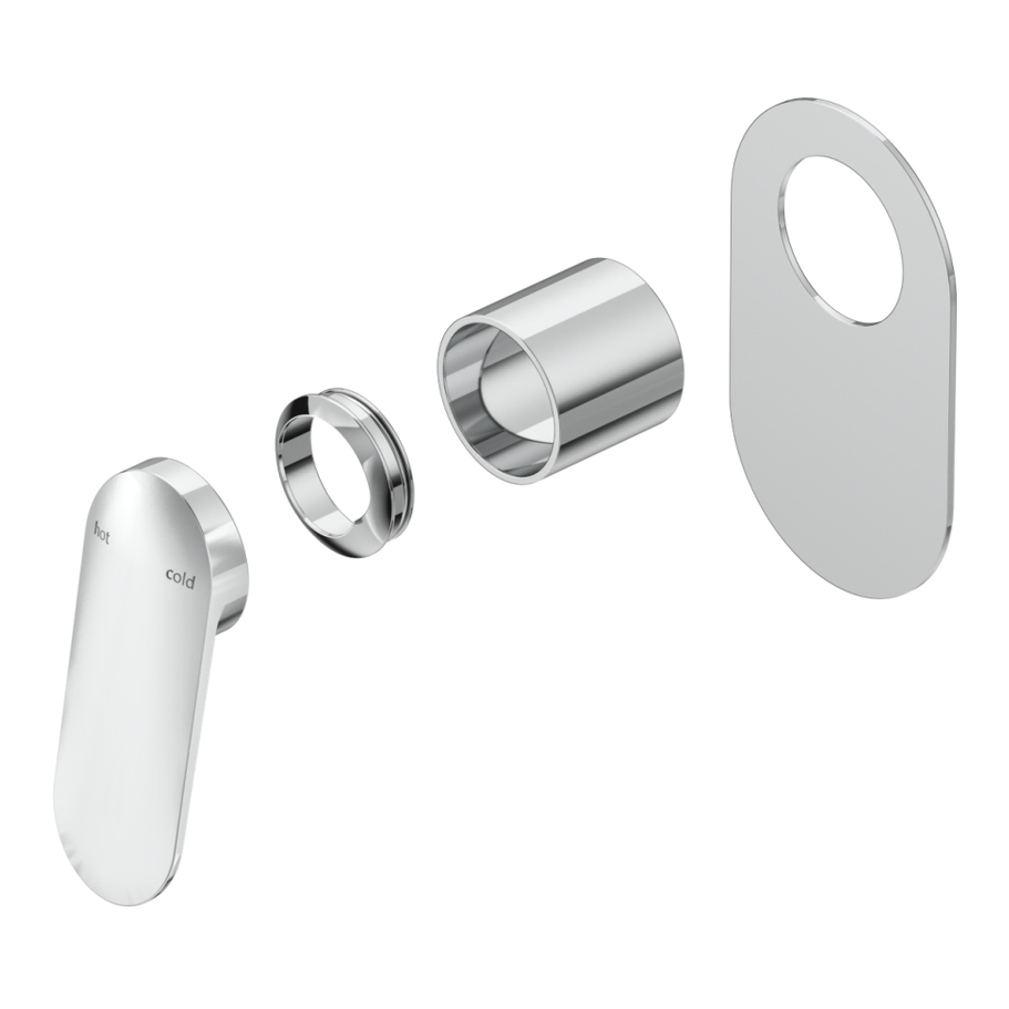 Lantra Shower Mixer - Oval Plate - TRIM KIT ONLY