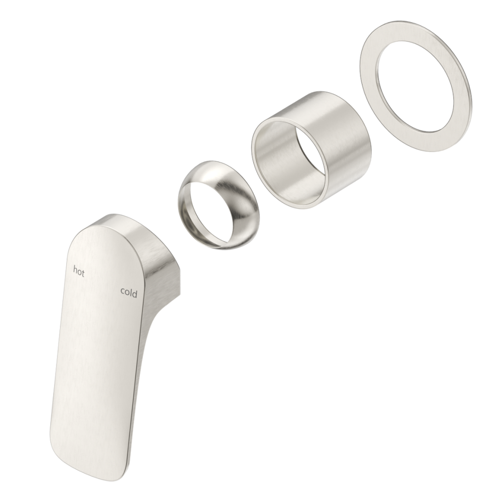 Kaza Shower Mixer - Round Plate - TRIM KIT ONLY