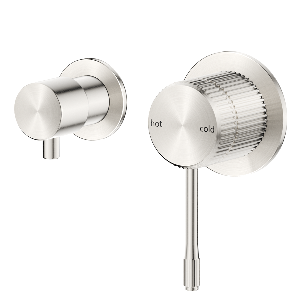 Mica Fluted Shower Mixer Diverter - Sideways