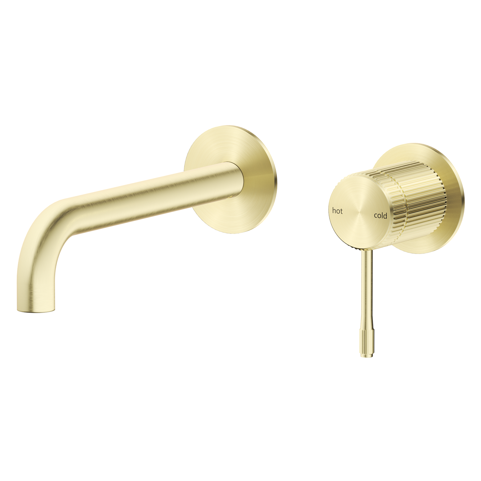 Mica Fluted Wall-Spout Combo