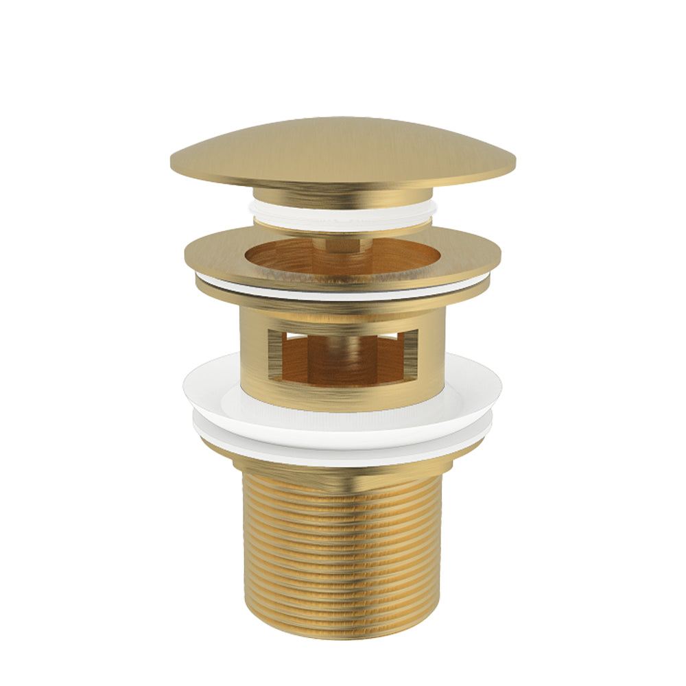 Metal Cap Pop-Up Waste 32mm Urban Brass - With Overflow