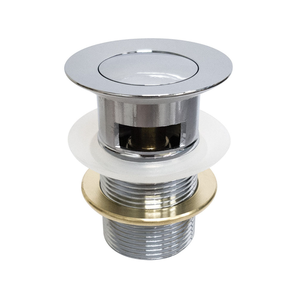 Flush Pop-Up Waste Chrome - 40mm With Overflow