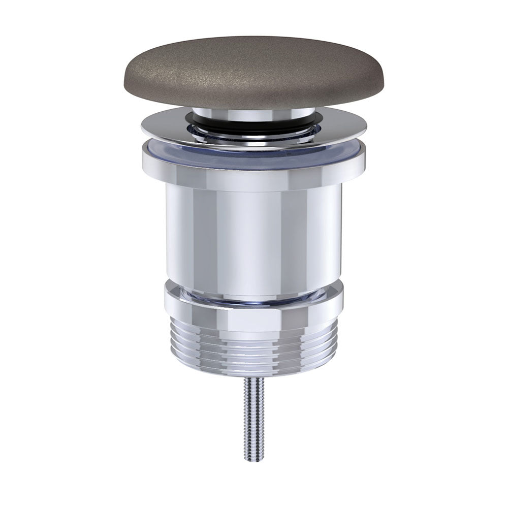 Universal Pop-Up / Pull-Out Basin Waste, Warm Grey Concrete