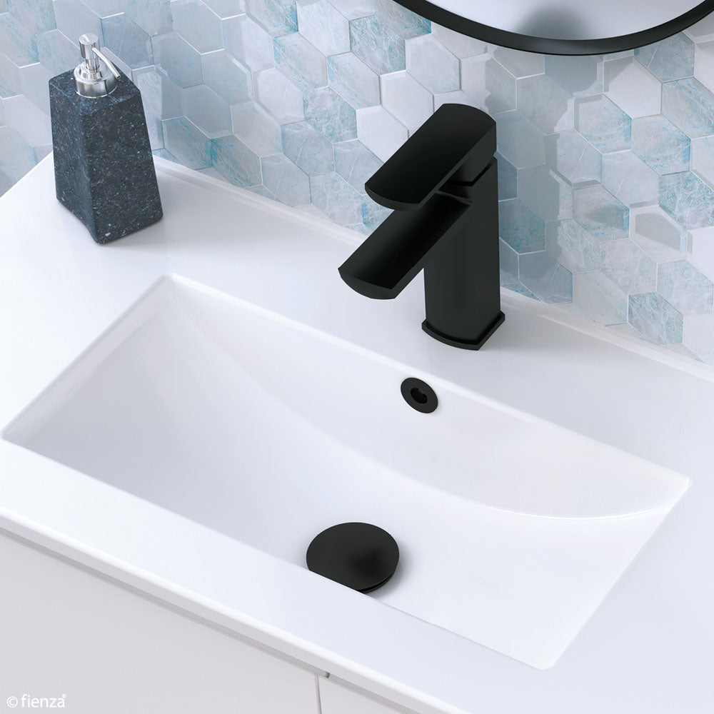 Universal Pop-Up / Pull-Out Basin Waste, Matte Black