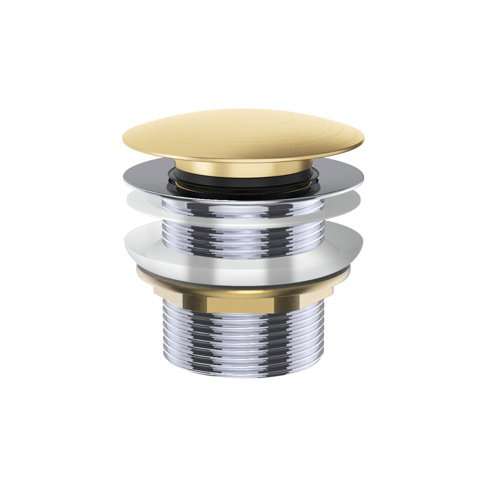 Universal Brass Cap Bath Waste Non-Overflow - Urban Brass