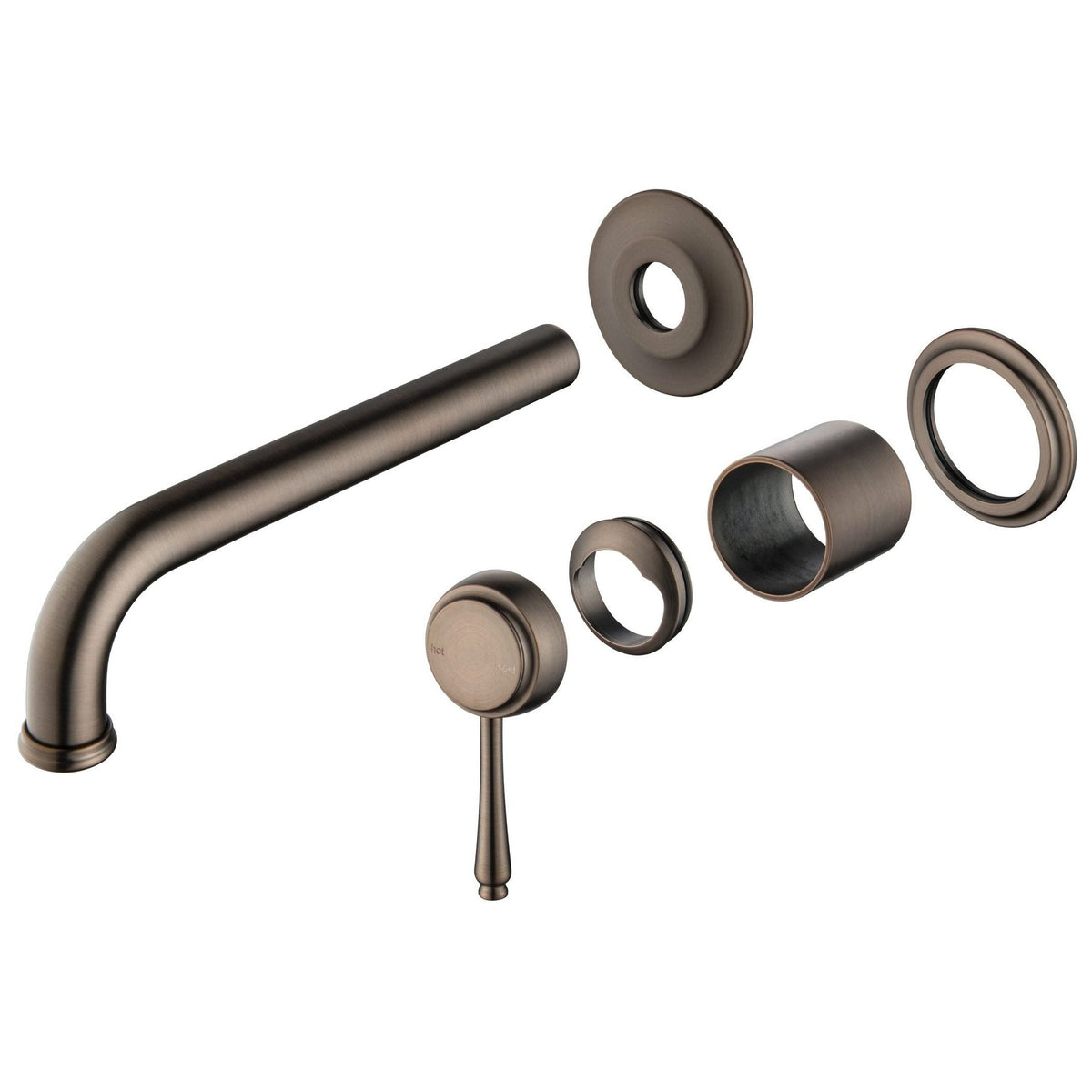 Bella Vista Mica Heritage 8-Piece Bathroom Package - Dusk Bronze