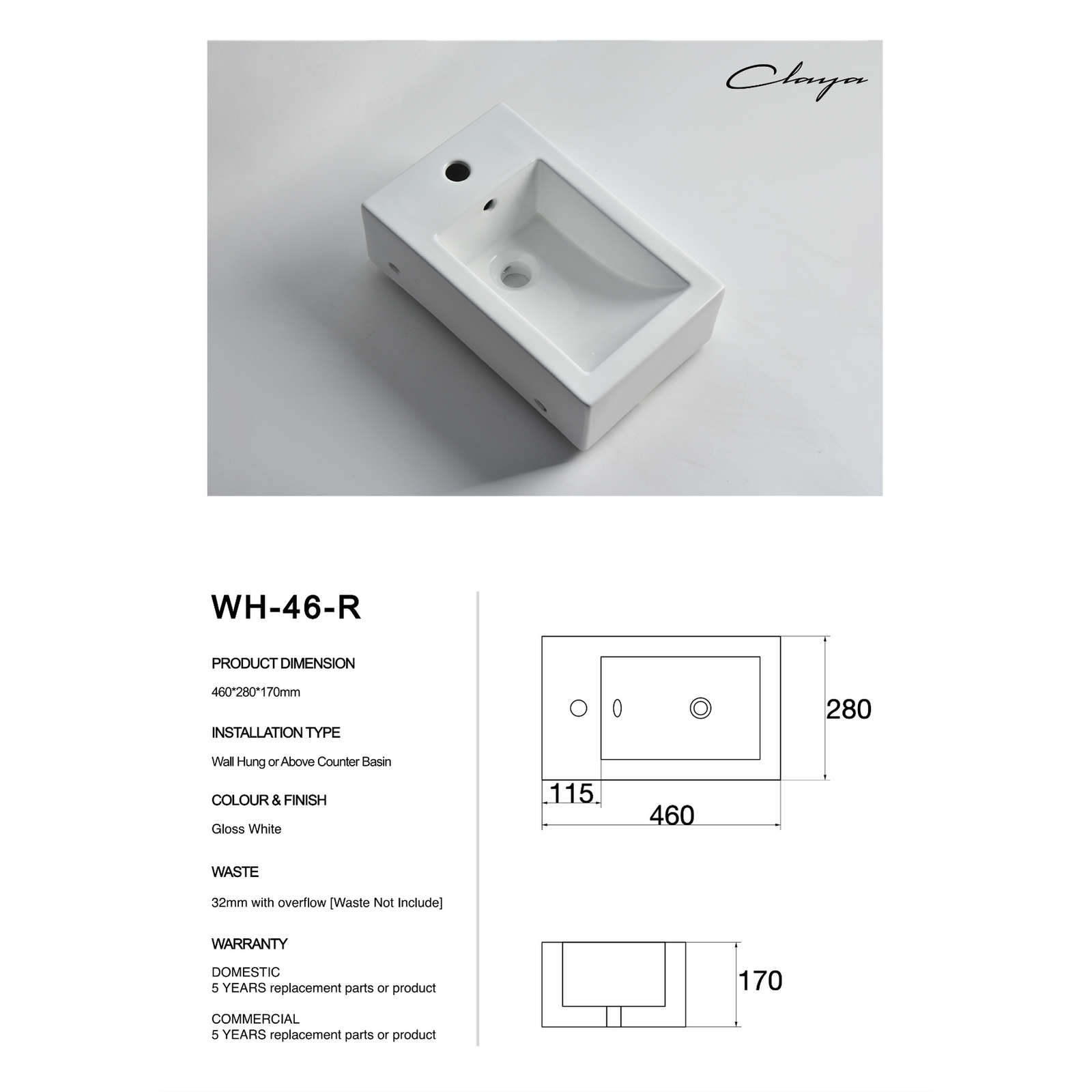 WH-46-R at Blue Bathware