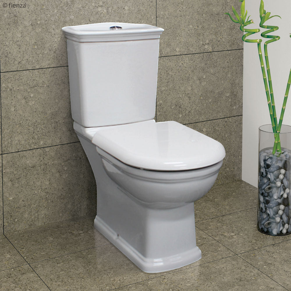 RAK Washington White Close-Coupled Toilet Suite, Alpine White with P-Trap