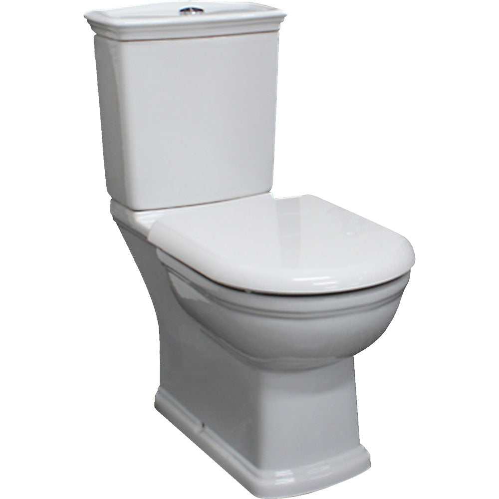 RAK Washington White Close-Coupled Toilet Suite, Alpine White with S-Trap 240