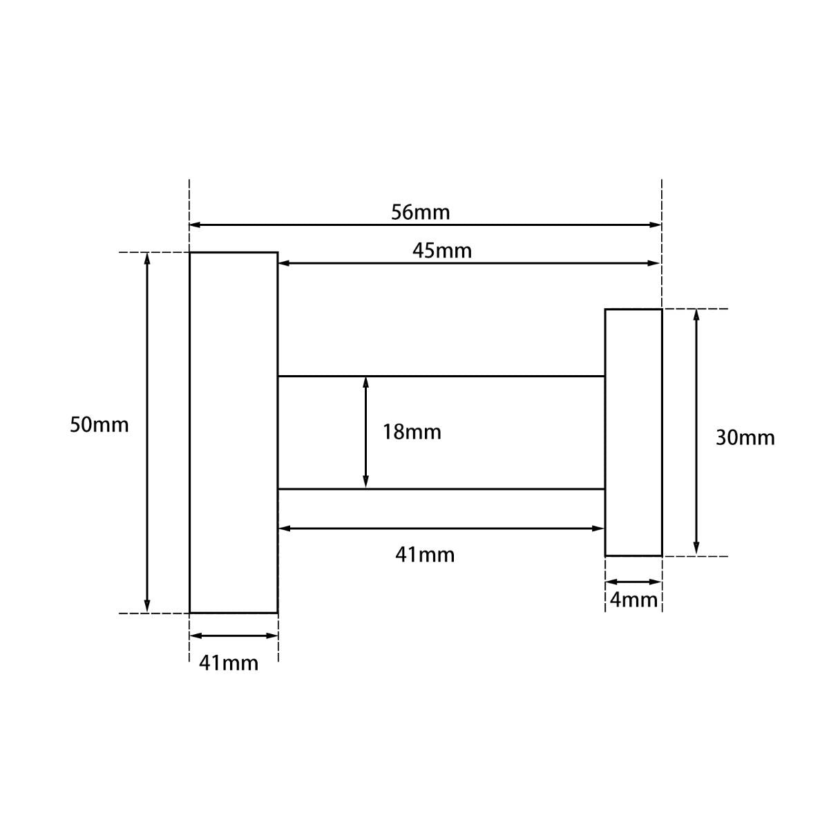 Norico Pentro Brushed Yellow Gold Round Robe Hook