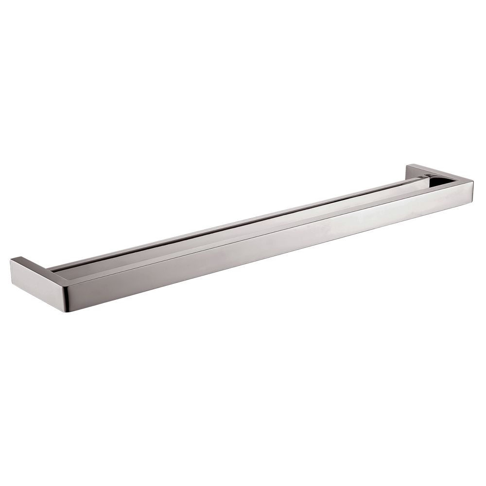 Norico Cavallo Brushed Nickel Square Double Towel Rail 800mm