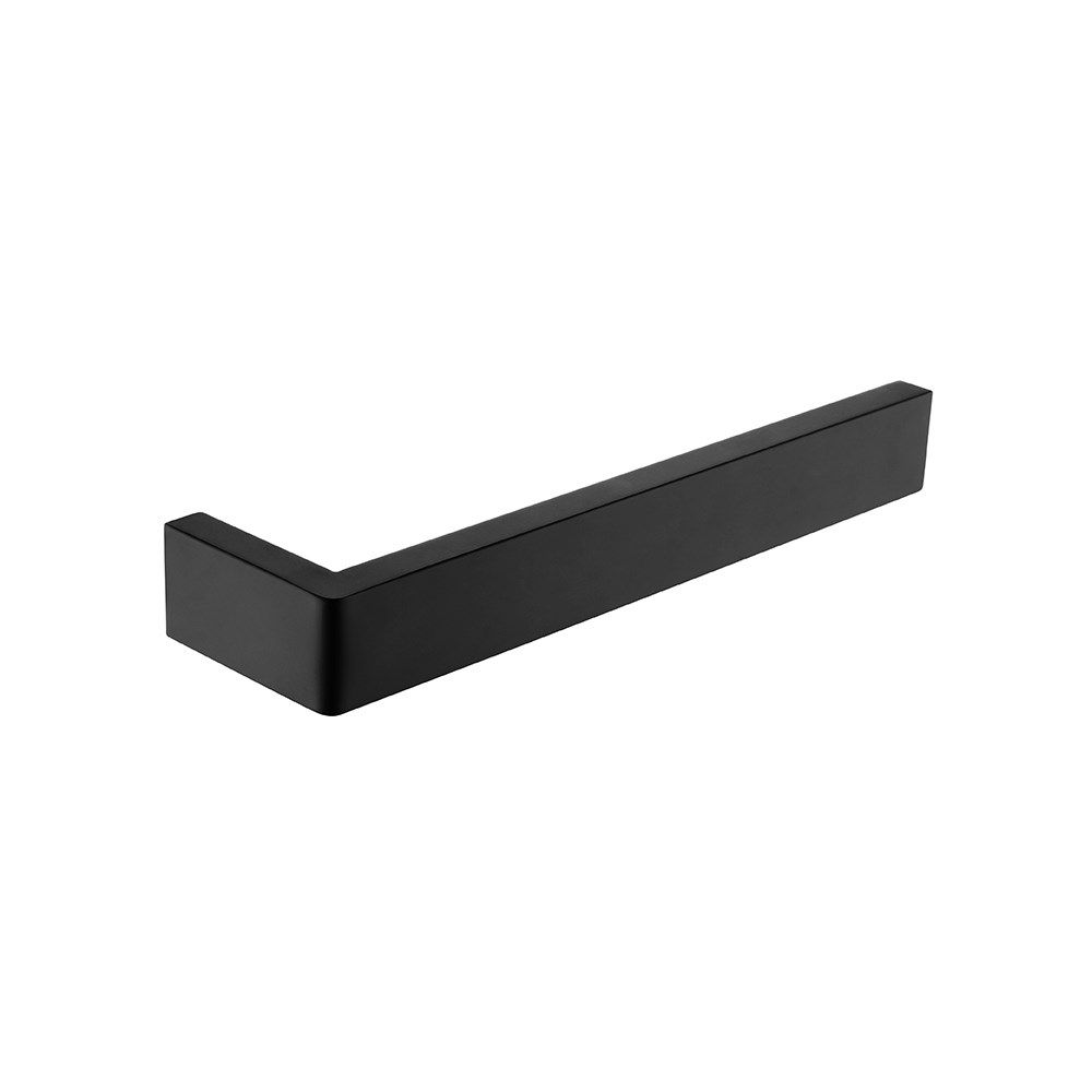 Norico Cavallo Matte Black Square Towel Ring 200mm