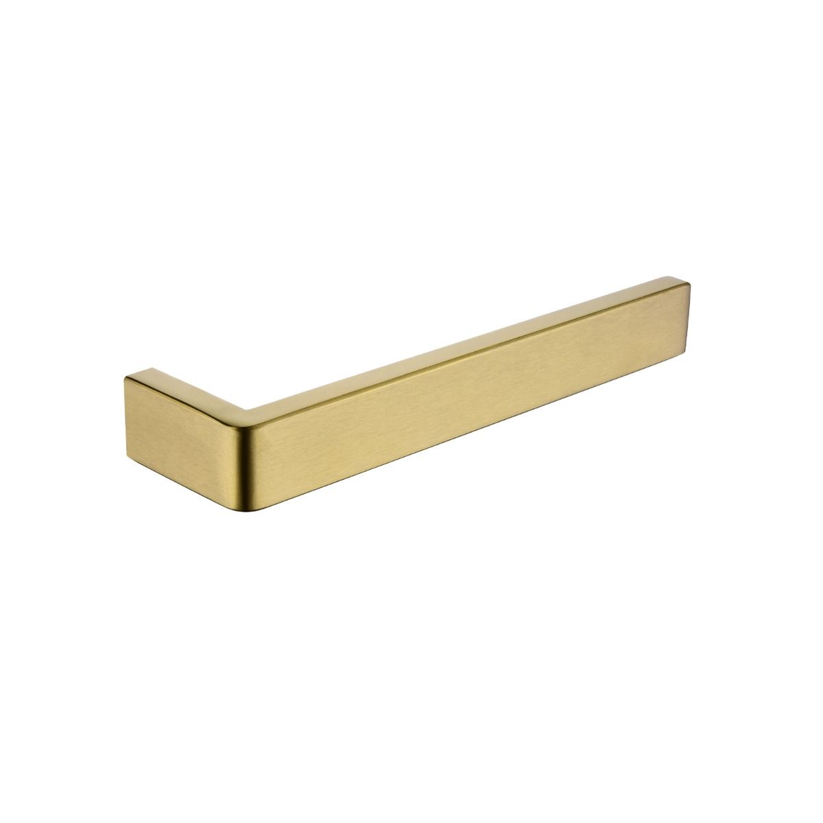 Norico Cavallo Brushed Yellow Gold Square Towel Ring 200mm
