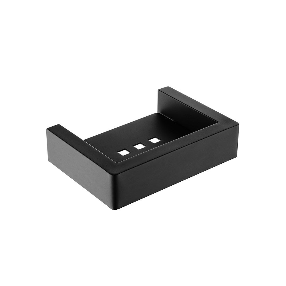 Norico Cavallo Matte Black Soap Dish Holder