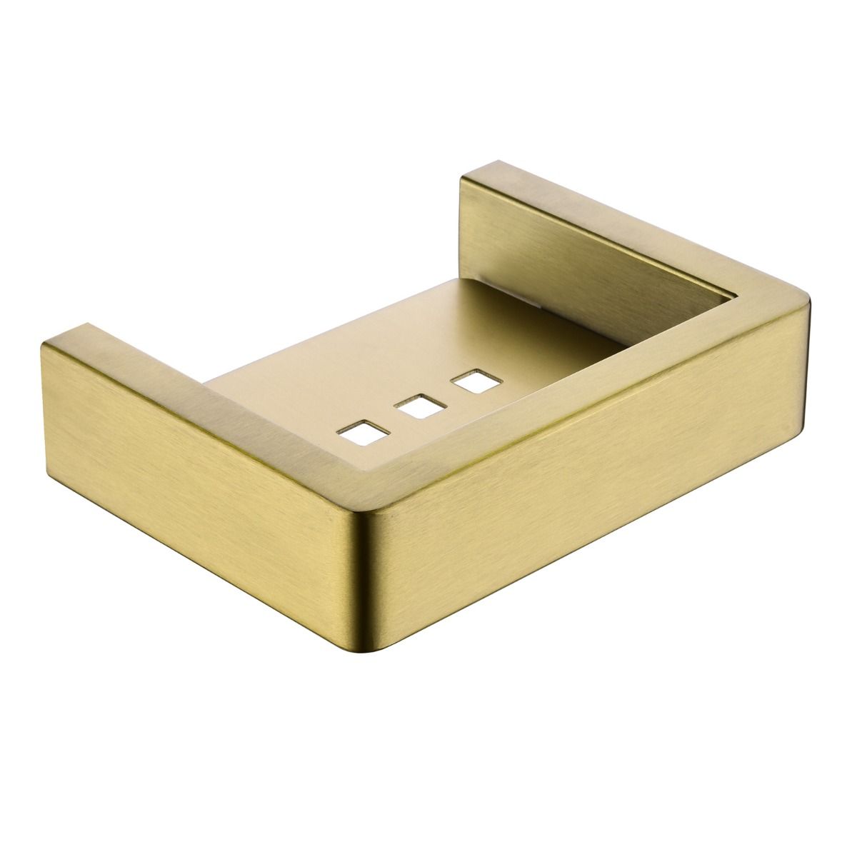 Norico Cavallo Brushed Yellow Gold Soap Dish Holder