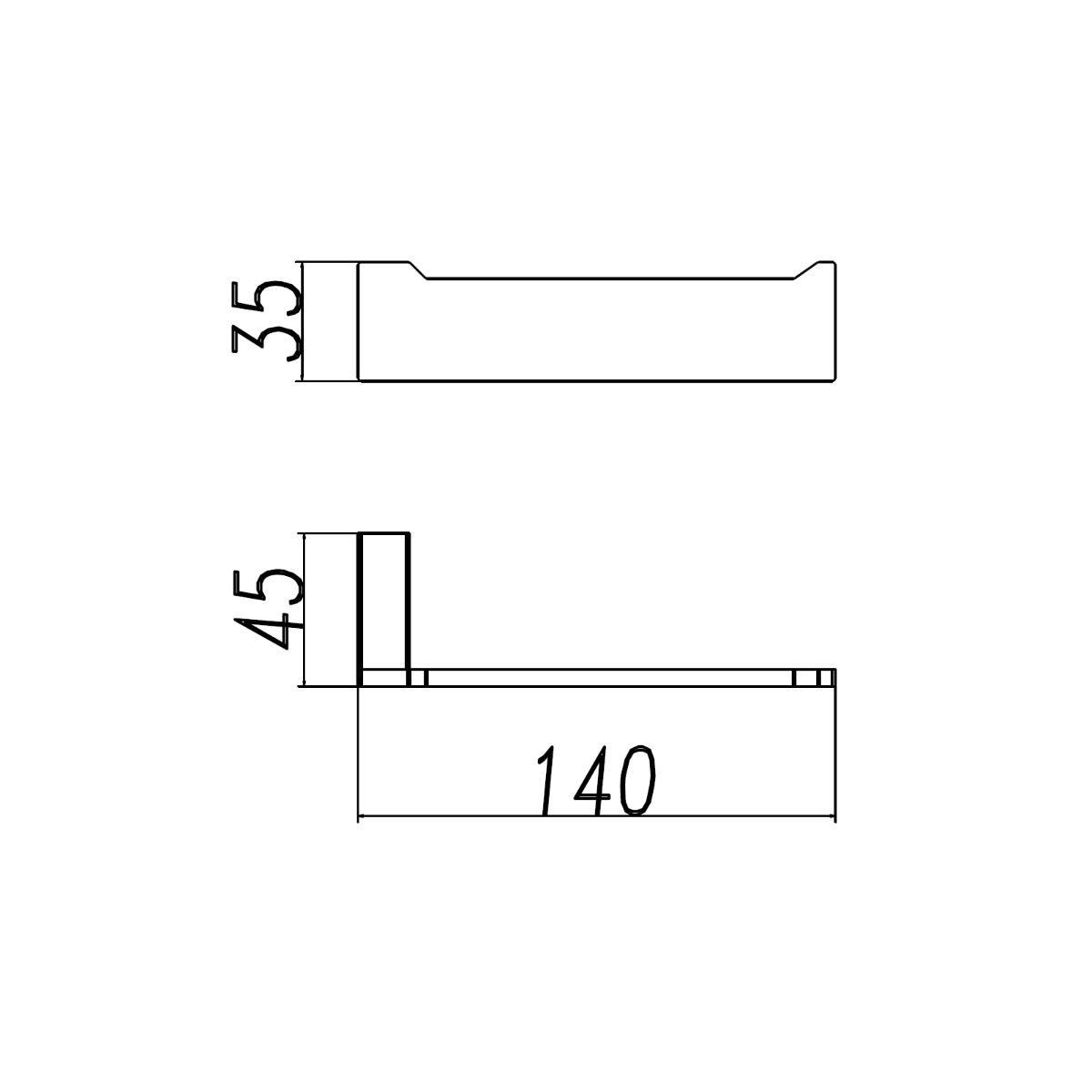 Norico Cavallo Chrome Square Toilet Roll Holder
