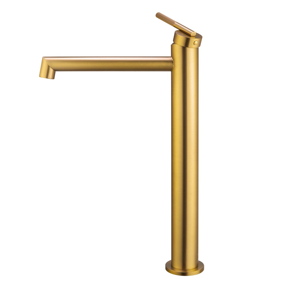 CADDENCE Series Brushed Yellow Gold Tall Basin Mixer - Blue Bathware