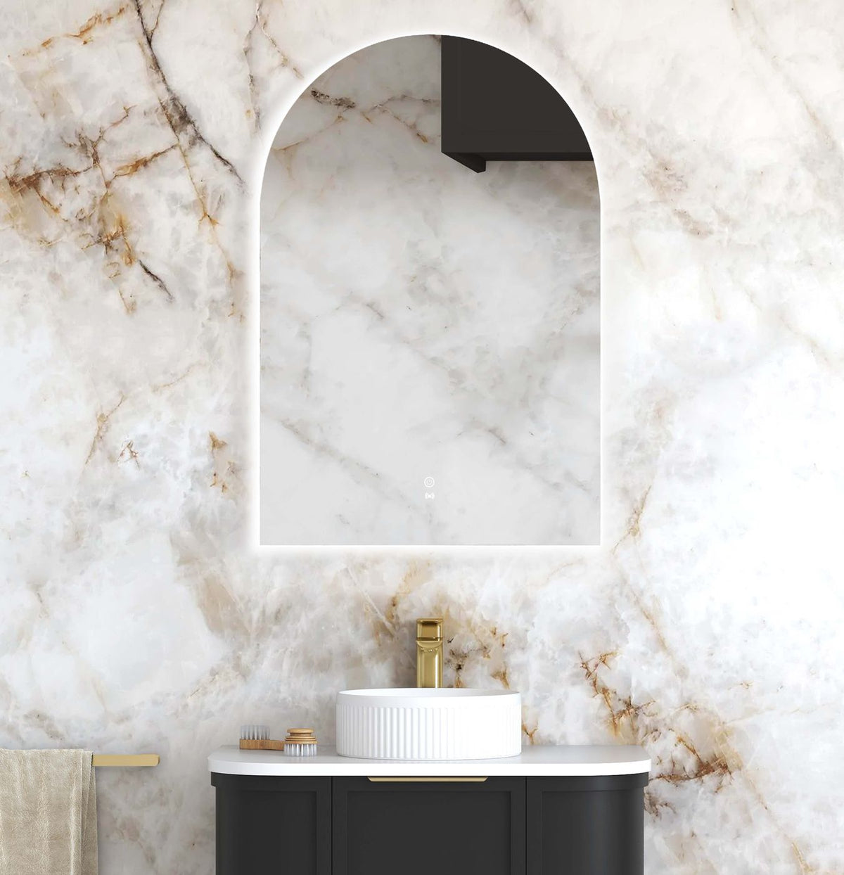 Otti Archie LED Mirror | 600 / 800 / 1000 MM - Blue Bathware