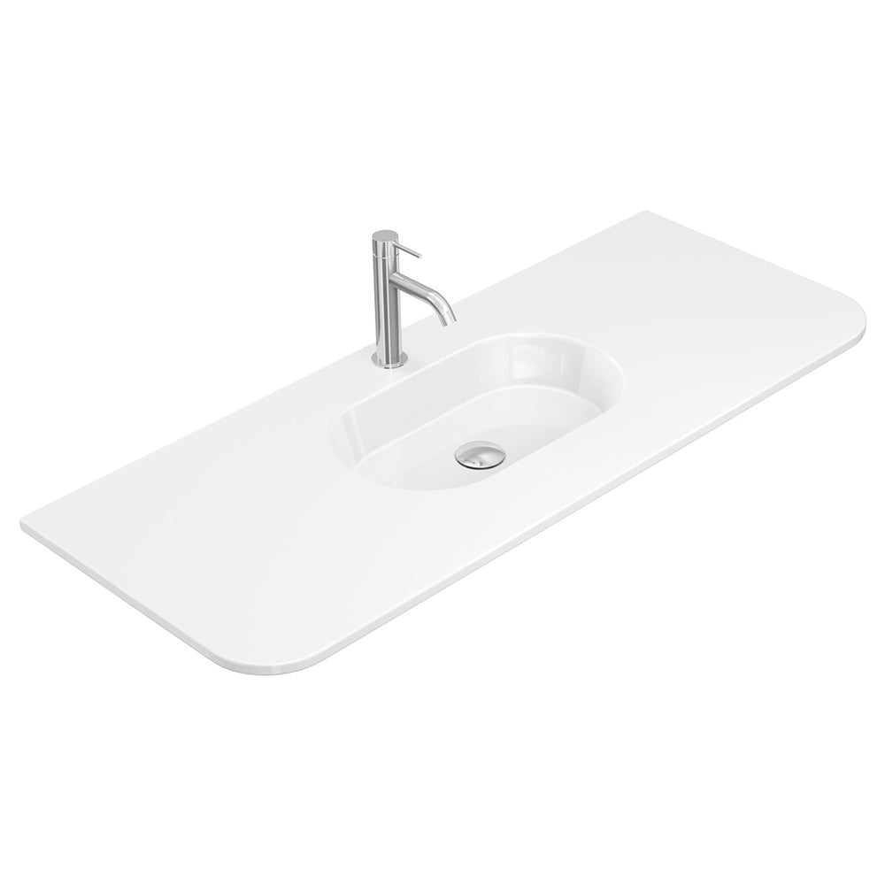 Lola Curved Ceramic Basin Top - Additional View