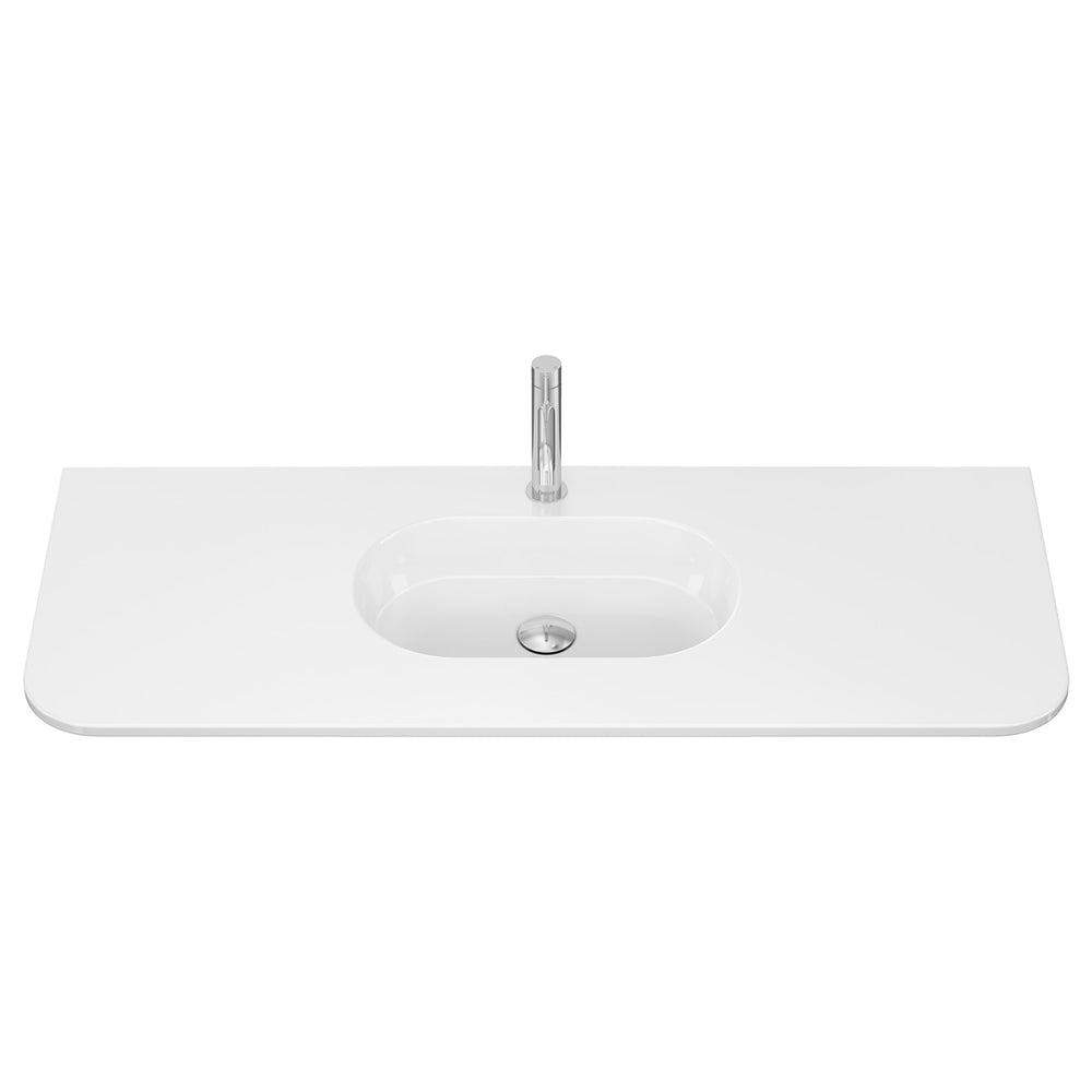 Lola Curved Ceramic Basin Top - Additional View