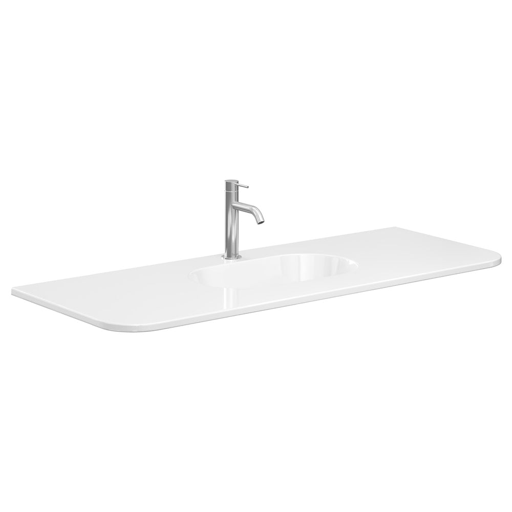 Lola Curved Ceramic Basin Top - Additional View