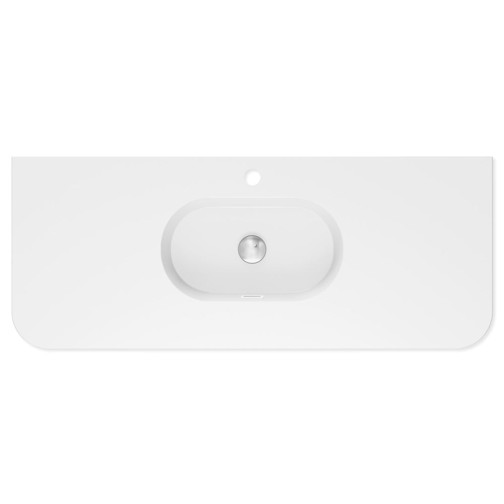 Lola Curved Ceramic Basin Top - Additional View
