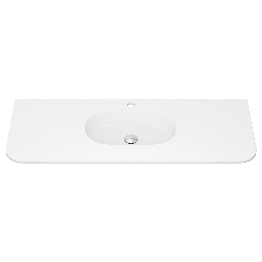 Lola Curved Ceramic Basin Top - Additional View
