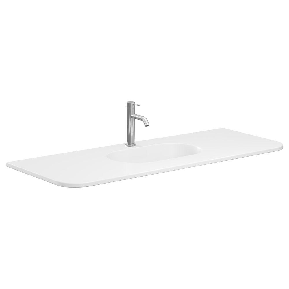 Lola Curved Ceramic Basin Top - Additional View