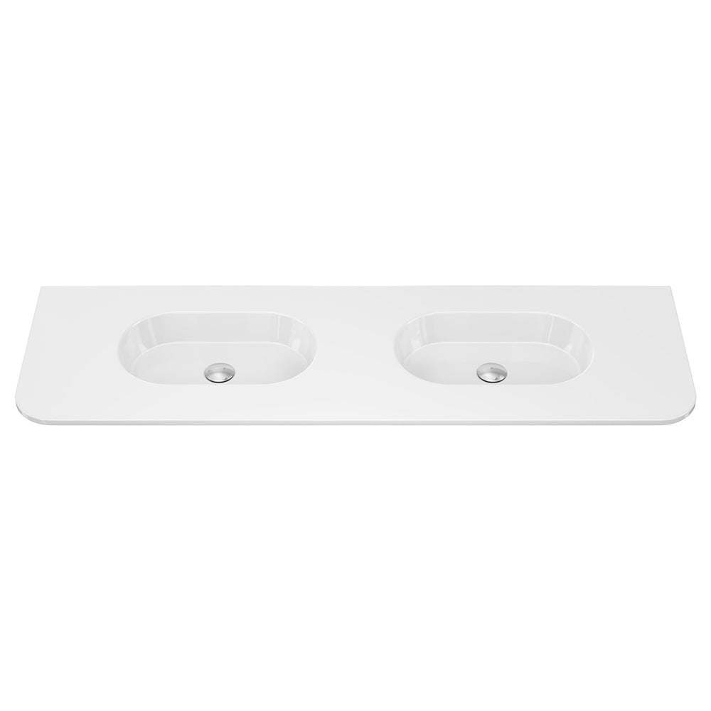 Lola Curved Ceramic Basin Top - Additional View