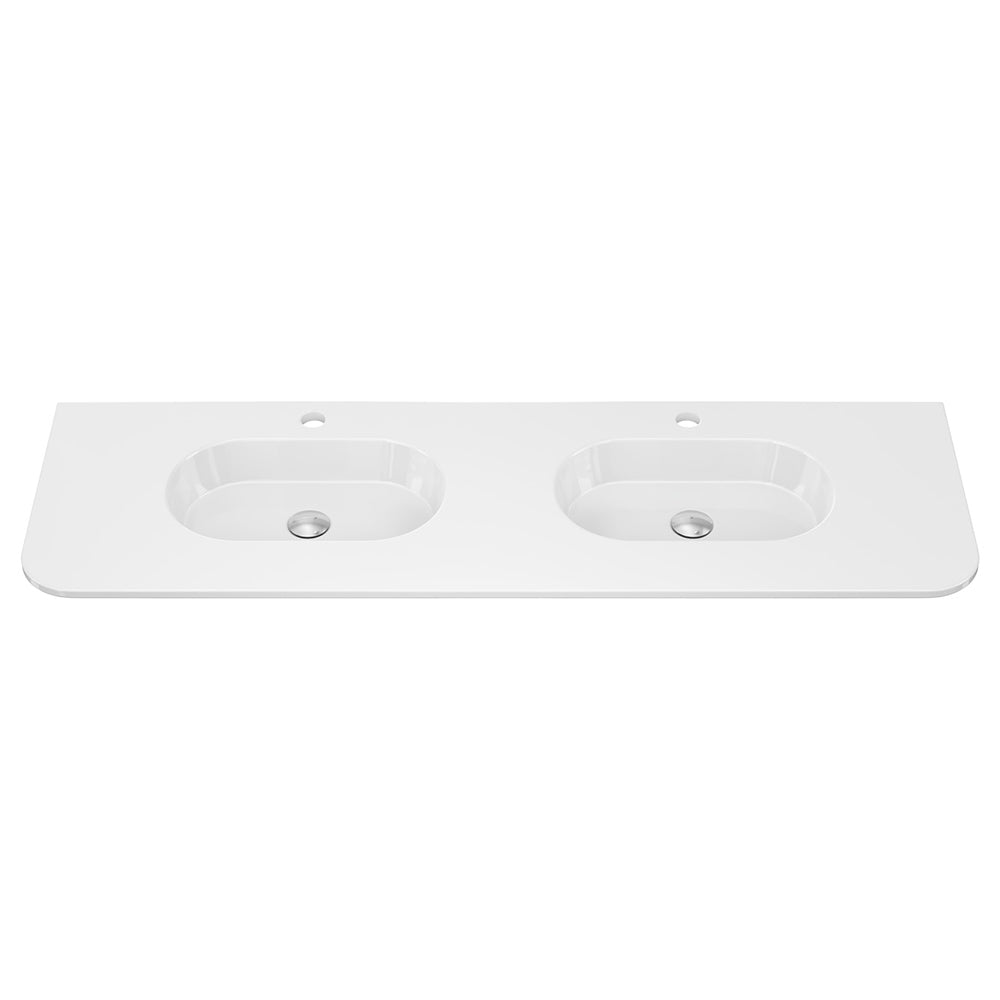 Lola Curved Ceramic Basin Top - Additional View