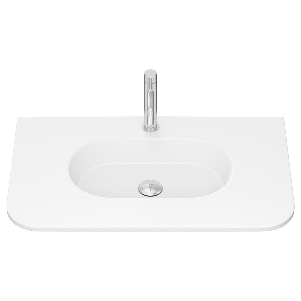 Lola Curved Ceramic Basin Top - Additional View