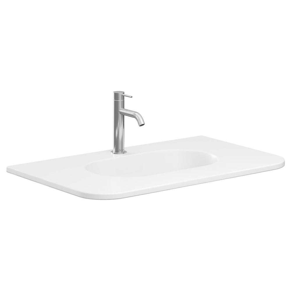 Lola Curved Ceramic Basin Top - Additional View