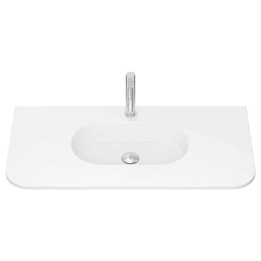 Lola Curved Ceramic Basin Top - Additional View