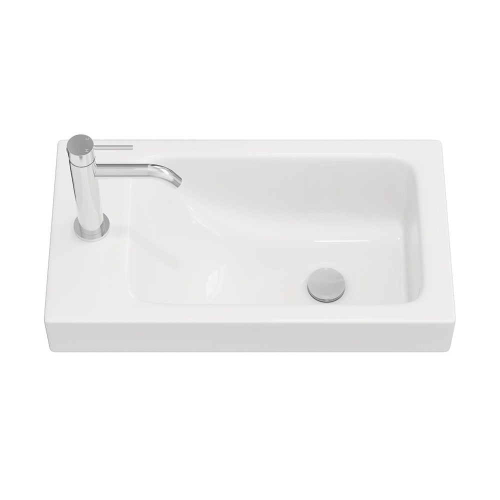 Denzel Slim Ensuite Depth Ceramic Basin Top