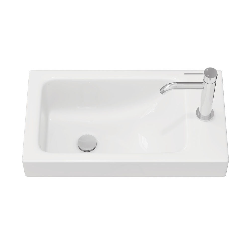 Denzel Slim Ensuite Depth Ceramic Basin Top